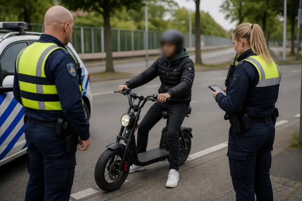Politie Gent betrapt twee bestuurders op opgedreven step of bromfiets