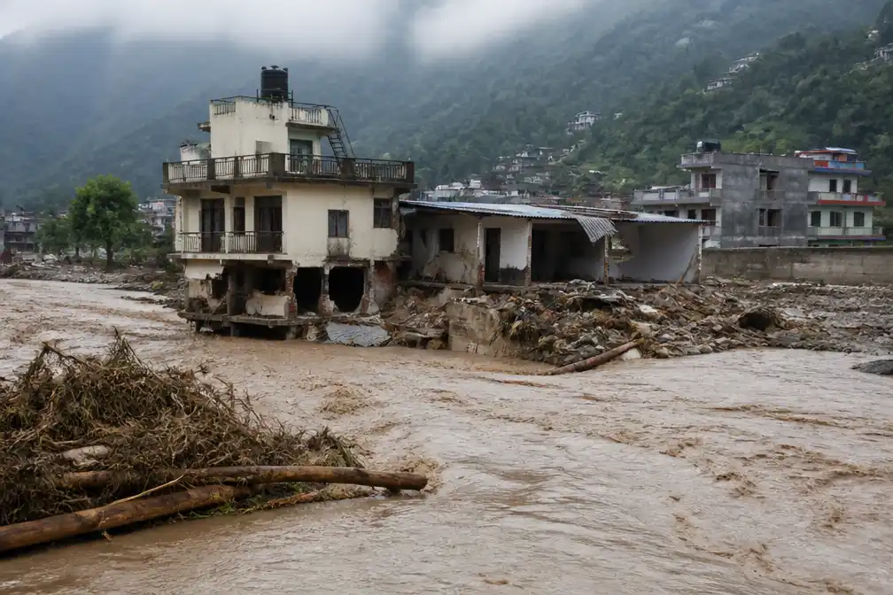 Minstens 34 doden door moessonoverstromingen en aardverschuivingen in Nepal