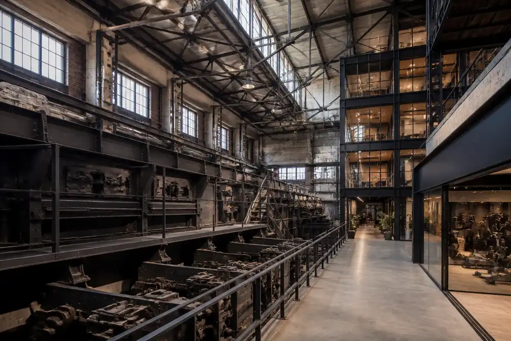 Kolenwasserij 4 op be-MINE wordt fitness, kantoren en luxe lofts