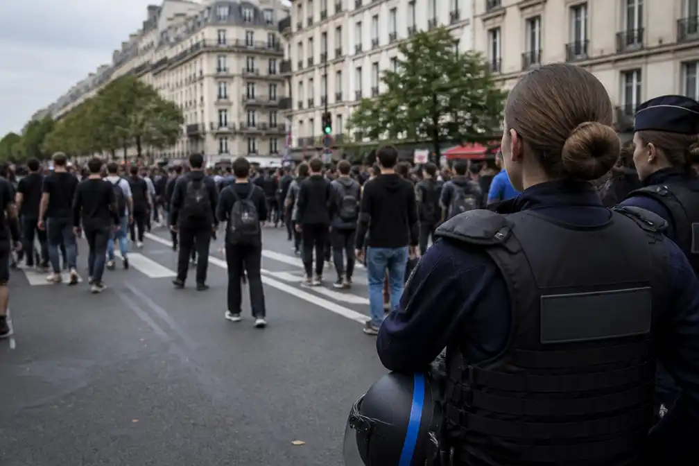 Politieagente in opleiding aangevallen tijdens studentenprotesten in Parijs