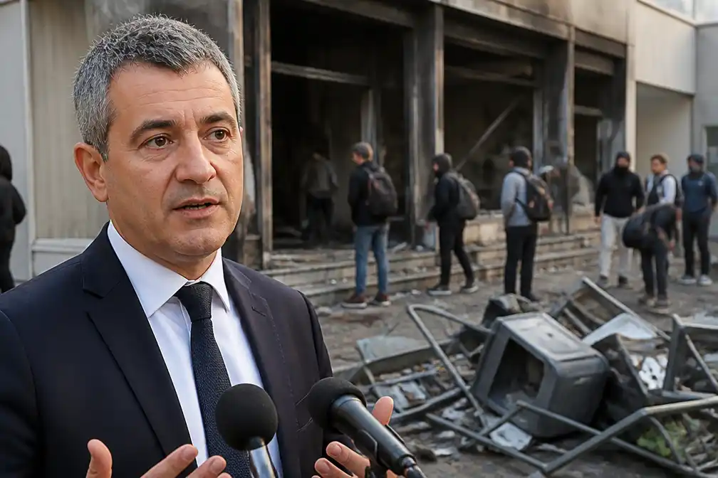 Franse minister Darmanin wil ouders laten betalen voor schade bij scholierenprotest