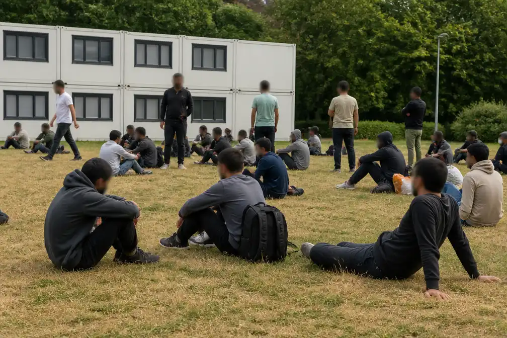 Rode Kruis: Buiten wachtende asielzoekers Ter Apel onverantwoord