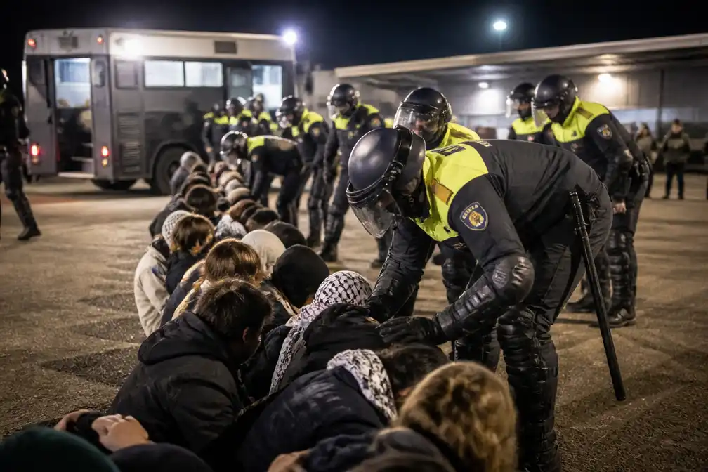 Politieonderzoek: disproportioneel geweld bij pro-Palestijnse demonstratie Amsterdam in 2024
