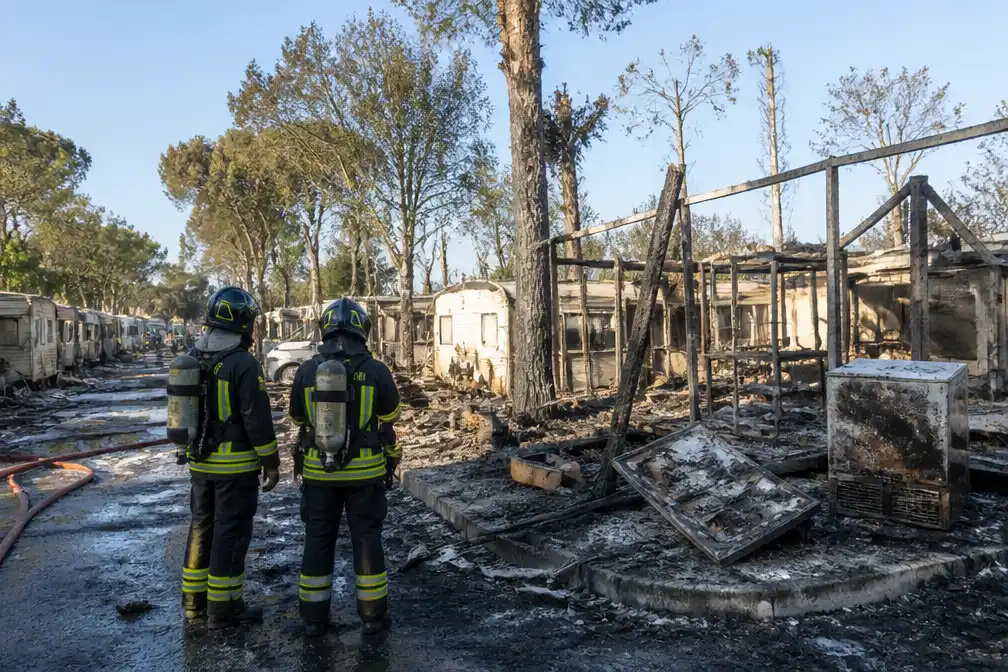 Brand op camping Bella Italia aan Gardameer: zeker 24 gewonden