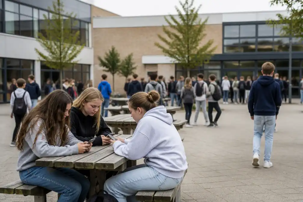 Kabinet wil telefoon weren van schoolplein en uit de pauze