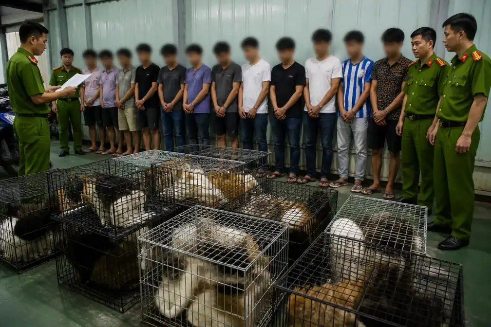 Twaalf arrestaties in Vietnam na diefstal van 2700 katten voor vlees