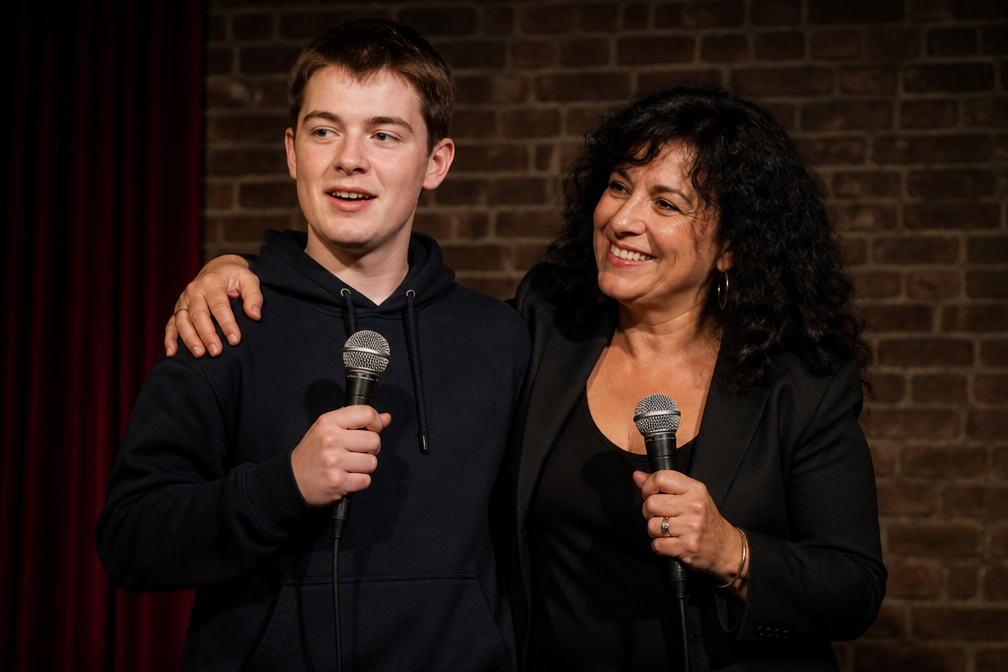 Comedyduo Arne (19) en Carmen (54) gaat op tournee in Benidorm