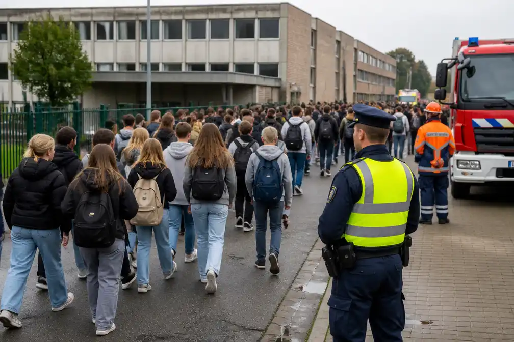 Duizend leerlingen geëvacueerd bij noodoefening op schoolcampus in Geraardsbergen