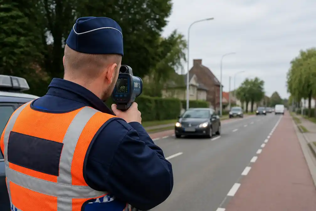 Politie Berlaar-Nijlen betrapt bestuurder aan 114 km/u op Berlaarsesteenweg in Kessel