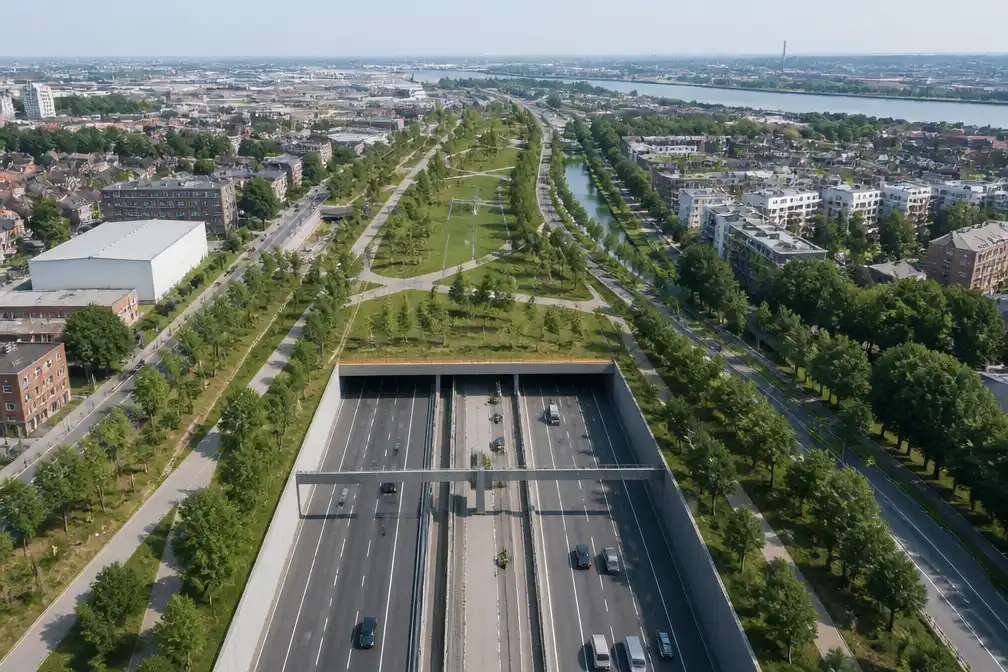 Vlaamse overheid verleent vergunning voor maximale overkapping noordelijke Antwerpse Ring