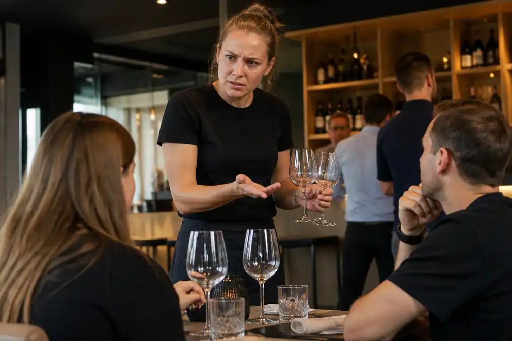 Chapeluur Kortrijk houdt tweede Karen's Dinner met opzettelijk brutale bediening
