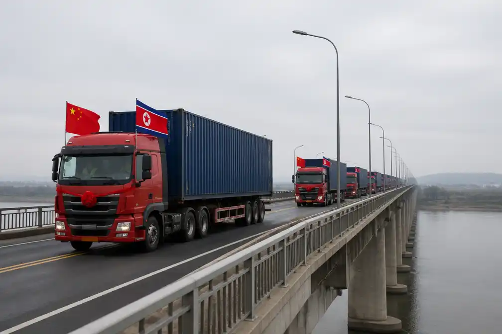 China en Noord-Korea openen na jaren vertraging brug over de Yalu