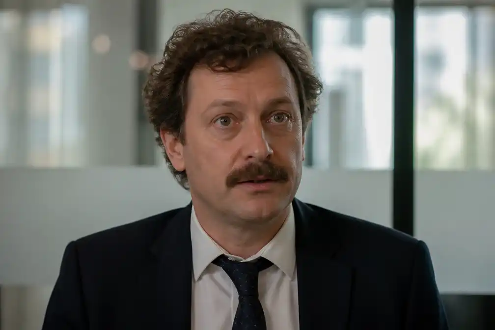 Acteur als directeur Forum-school Almere lijkt op Sander van de Pavert, schrijft De Jong