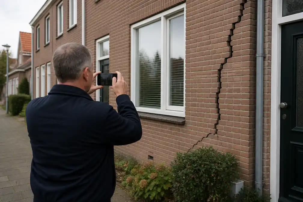Bijna vier keer zoveel meldingen van scheuren en verzakkingen na droge zomers