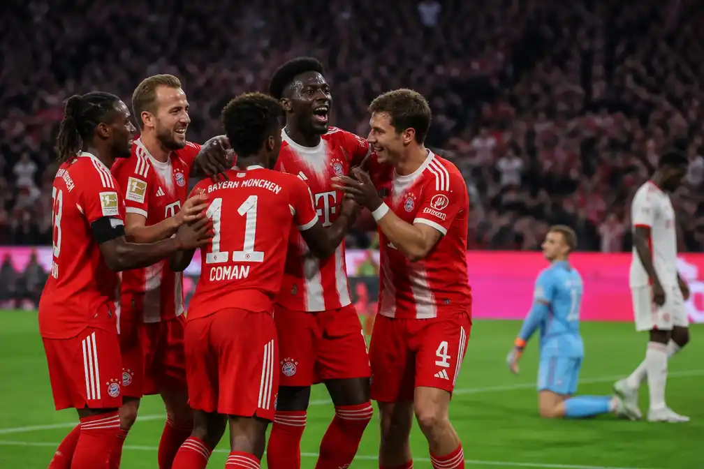 Bayern München en Kompany winnen met 6-1 van RB Leipzig