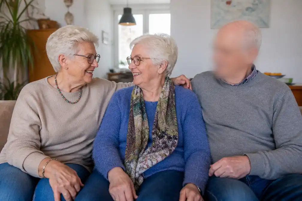 Ada (86) en Trees (80) zijn een paar na 34 jaar samenwonen met Bart