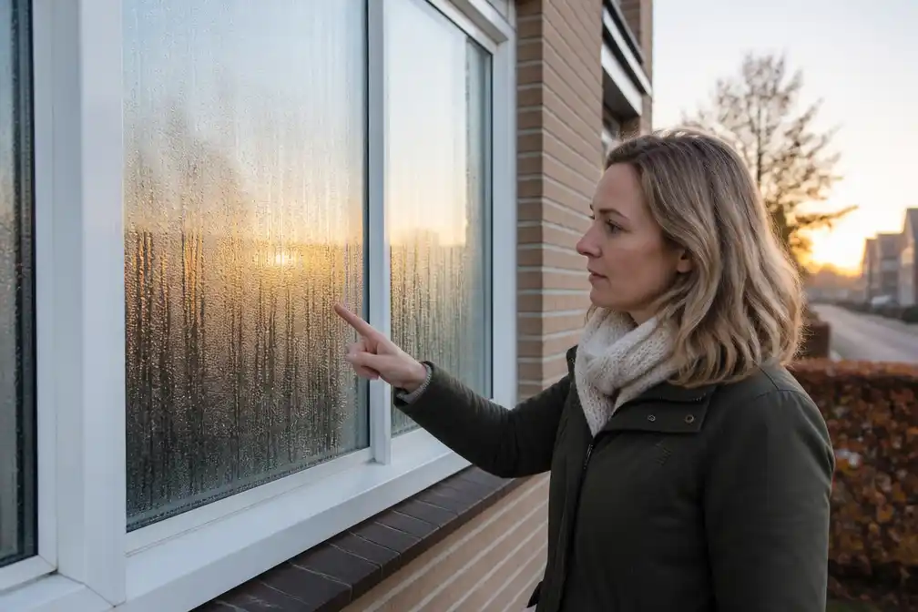 Ramen beslaan aan de buitenkant bij lagere temperaturen: juist een goed teken