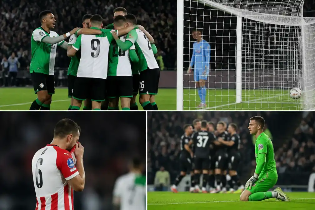 Feyenoord wint nipt bij Telstar, PSV verliest van ADO en Ajax overklast Groningen