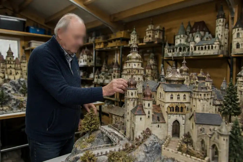Theo Schelle (76) zoekt overnemer voor 35 zelfgebouwde Efteling-modellen in Geffen