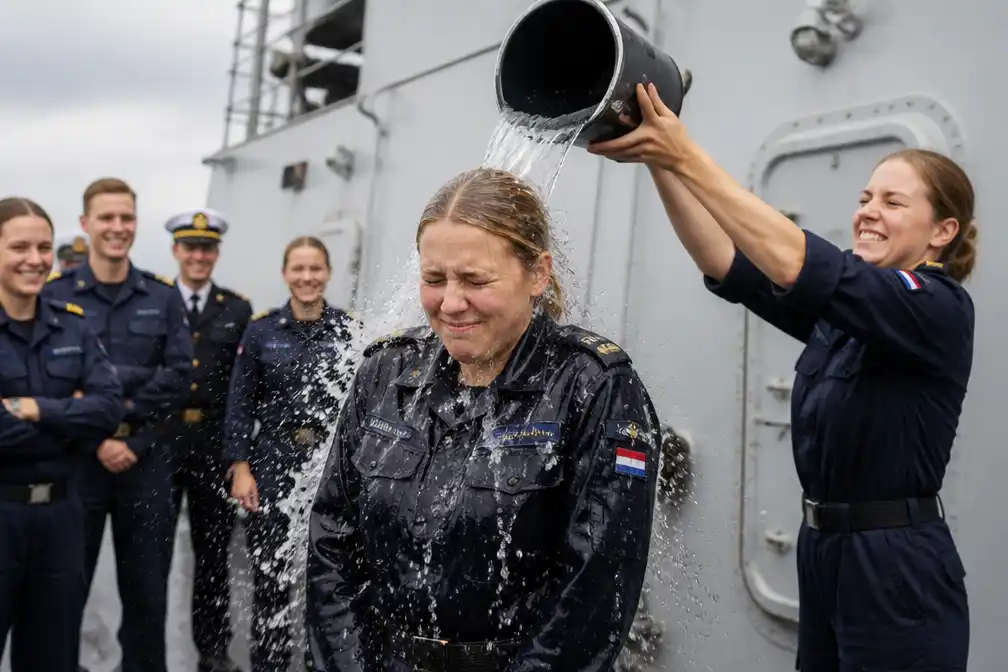 Prinses Amalia bevorderd tot sergeant bij de marine