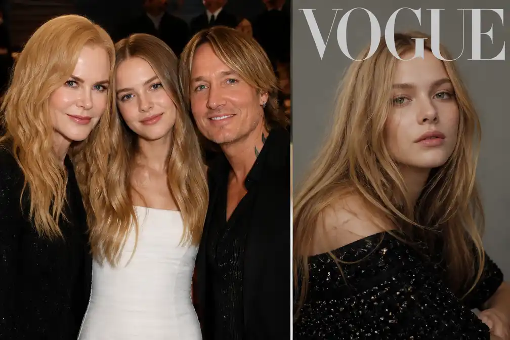 Sunday Rose Kidman-Urban (18) staat voor het eerst op cover van Duitse Vogue