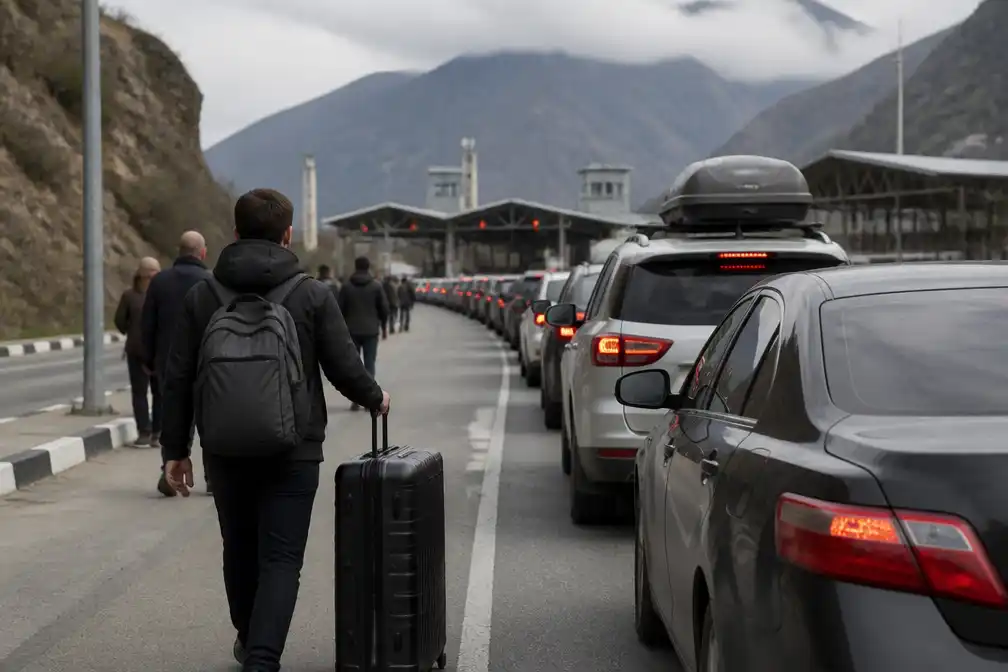 Duizenden Russische mannen vluchten het land uit uit vrees voor mobilisatie