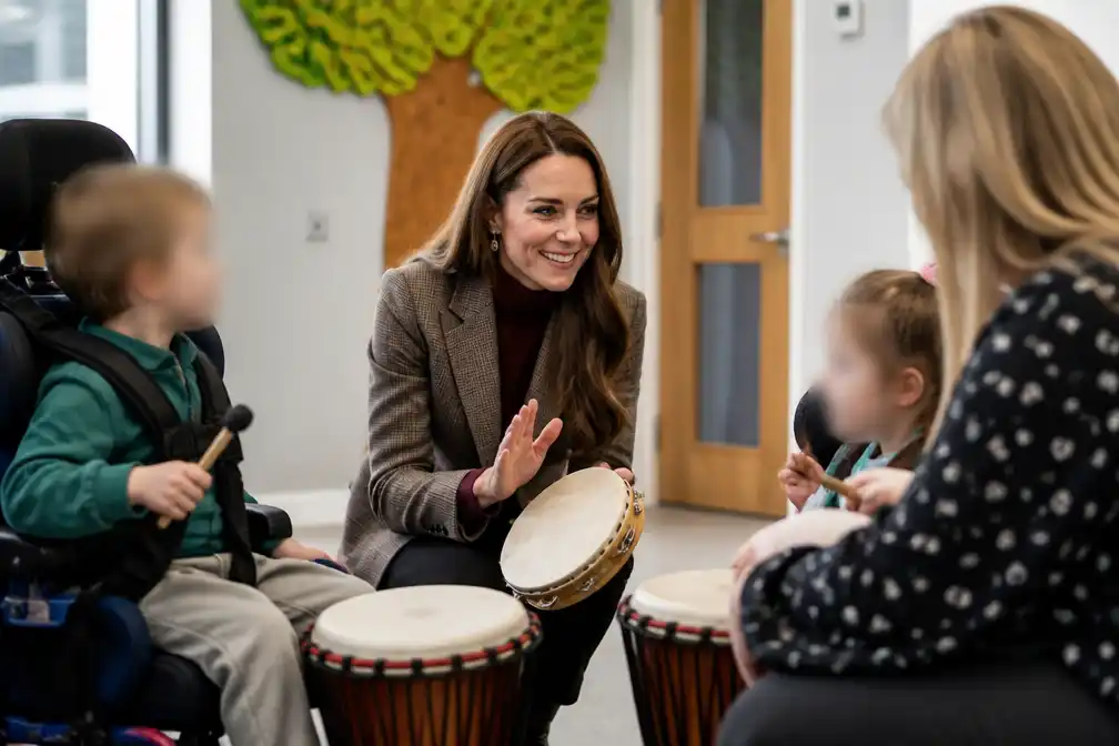 Prinses Catherine bezoekt kinderhospice The Treehouse in Ipswich