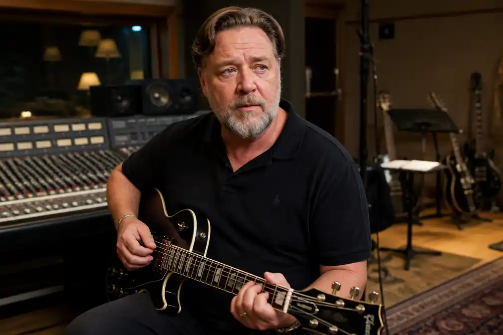 Russell Crowe voelt zich eerder artiest dan acteur: 'Hollywood begrijpt mijn humor niet'