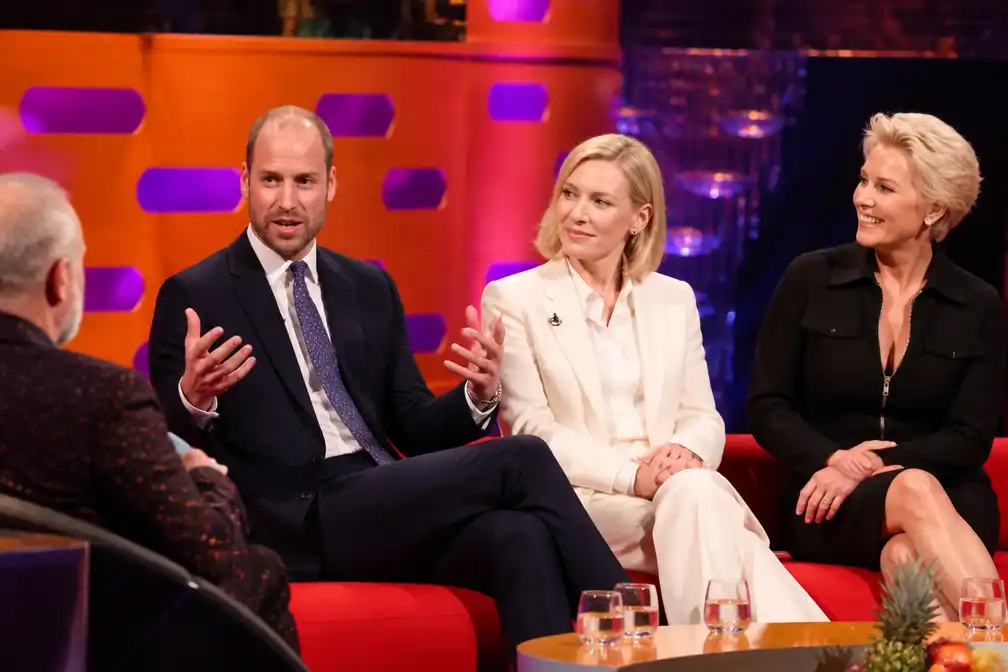 Prins William onthult dj- en politieambitie in The Graham Norton Show