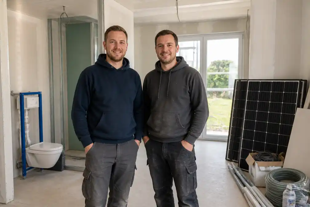Jonas en Thomas (33) bouwen nieuwbouw met doe-het-zelfpakketten en besparen 30.000 euro