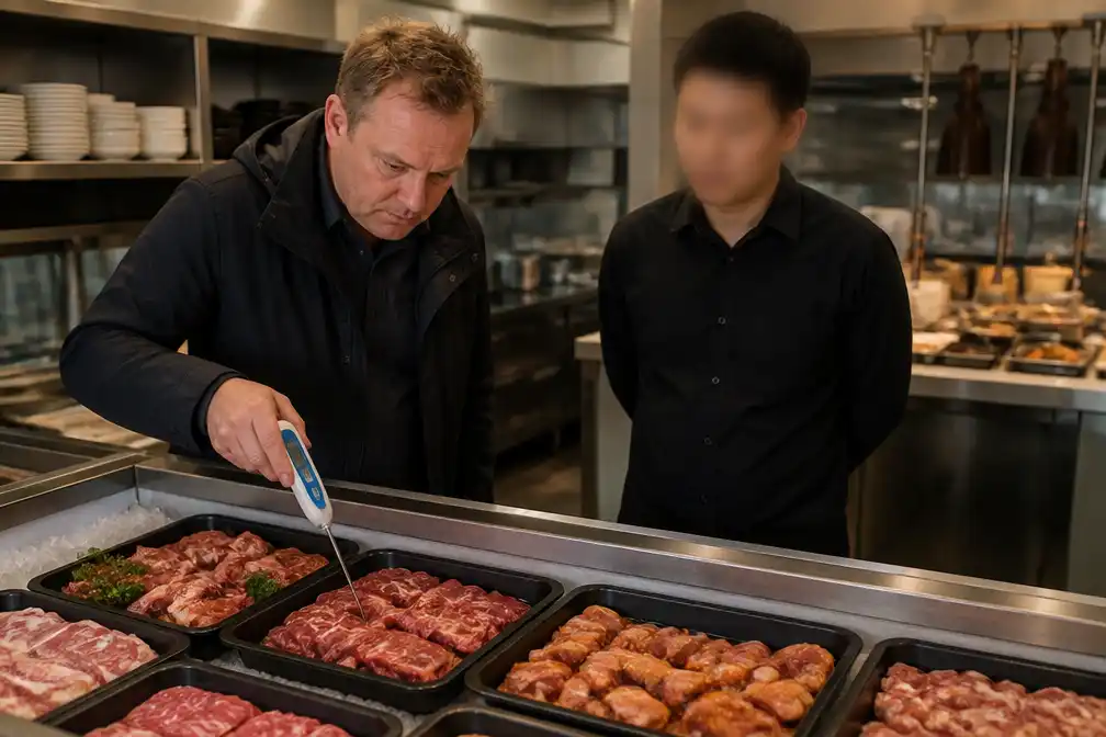 Tv-inspectie vindt wormpjes en te warm vlees bij Koreaanse barbecue van Jie
