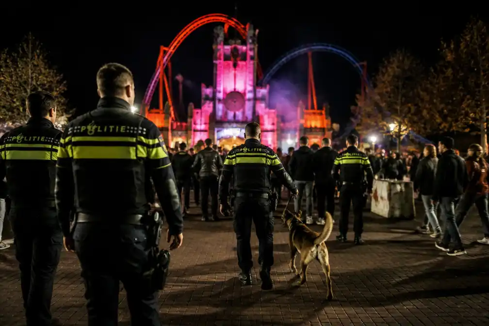 Vechtpartijen bij halloweenavond in Walibi Holland, politie zet honden en wapenstokken in