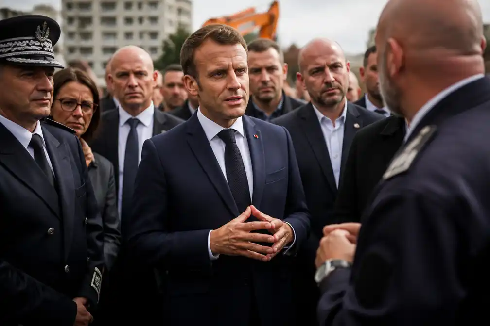 Macron erkent fouten bij aanpak geweld tijdens protesten van 17 oktober