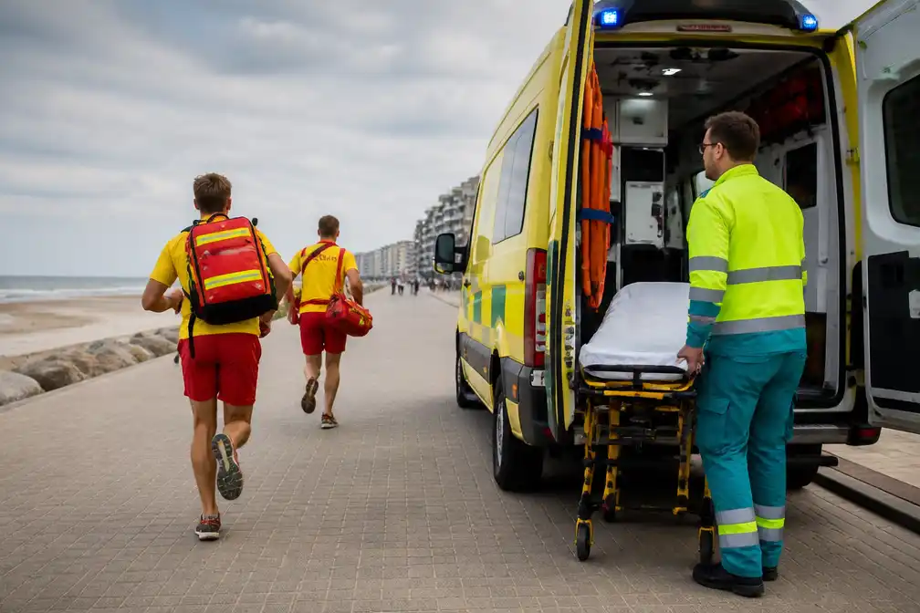 Proefproject strandredders aan oostkust positief geëvalueerd: 5 à 6 minuten sneller dan ambulance
