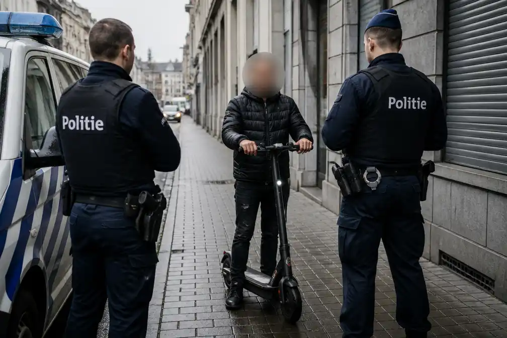 Antwerpse politie arresteert dealer op e-step en vindt ruim 3 kilo cannabis