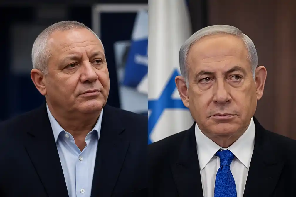 Oppositieleider Eisenkot vraagt Netanyahu al om aftreden nu stemmen nog worden geteld