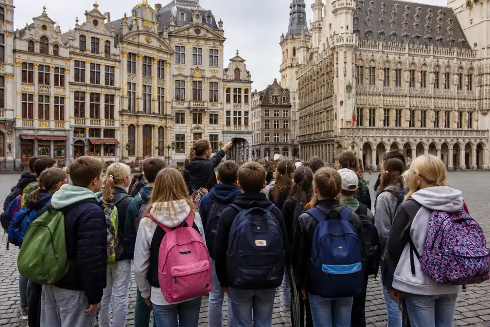 Leerlingen VBS Oogappel en VBS Zonnebloem drie dagen op stadsklas in Brussel