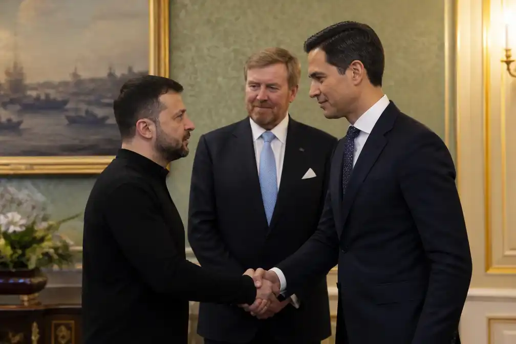 Zelensky ontmoet koning en premier Jetten, Nederland komt met nieuw militair steunpakket