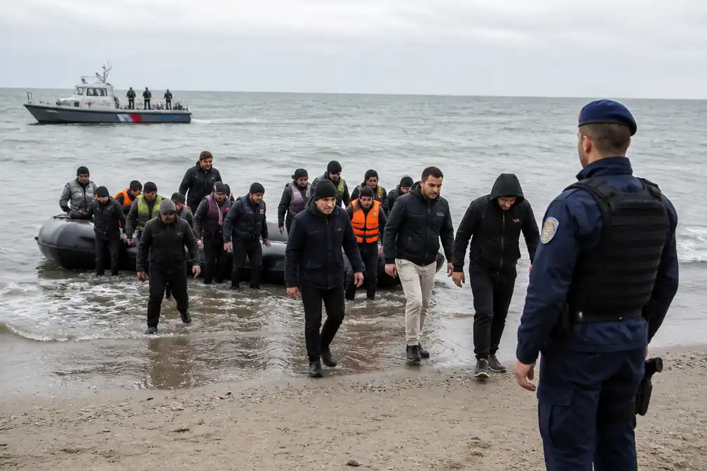 38 mensen van rubberboot bij Cadzand gered, twee aanhoudingen voor mensensmokkel