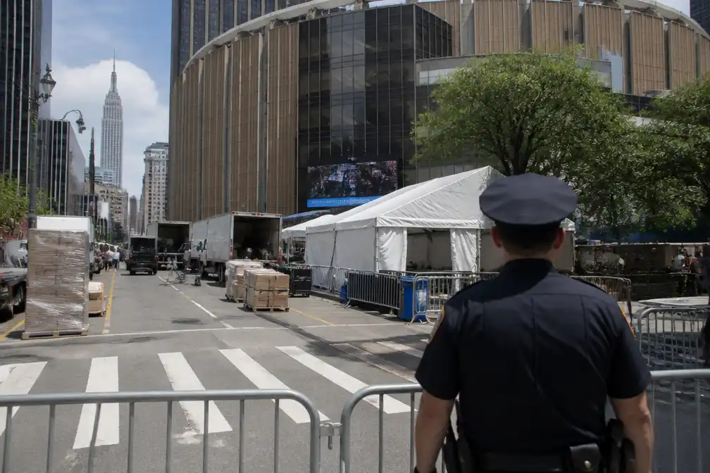 New York maakt zich op voor bruiloft Taylor Swift en Travis Kelce in Madison Square Garden