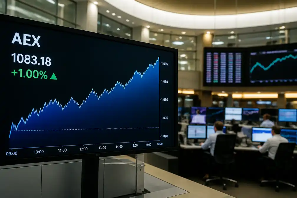 AEX sluit week hoger, chipbedrijven herstellen van verliezen