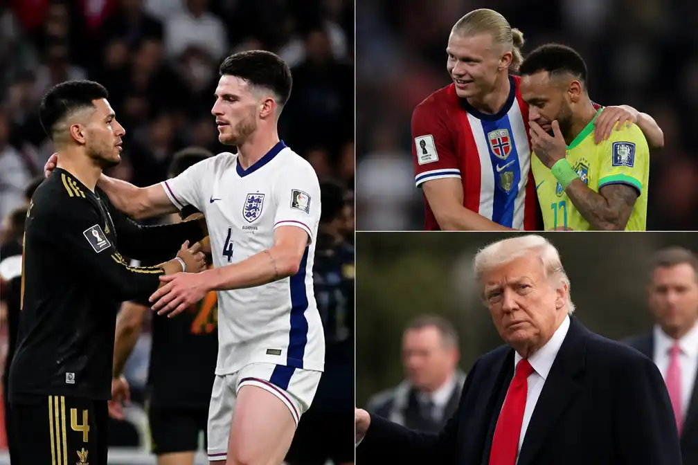 WK: Mexicaans-Engelse thriller, Brazilië uit door Haaland, Trump bemoeit zich met schorsing spits