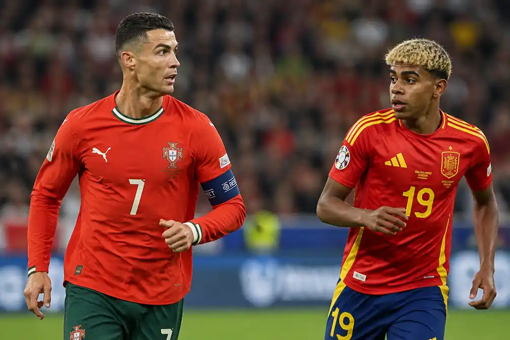 Spanje en Portugal treffen elkaar in achtste finale WK, Ronaldo tegen Yamal