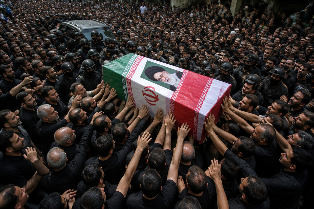 Lijk Khamenei door Najaf gereden terwijl VS nieuwe luchtaanvallen op Iran uitvoert