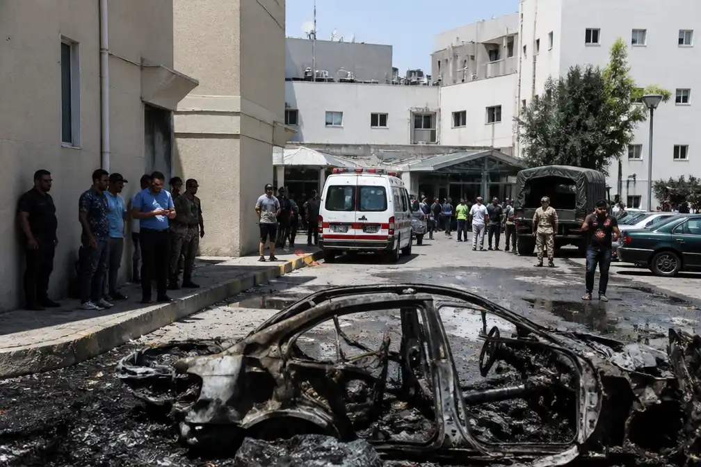 Twee doden bij Israëlische droneaanval bij ziekenhuis Libanon