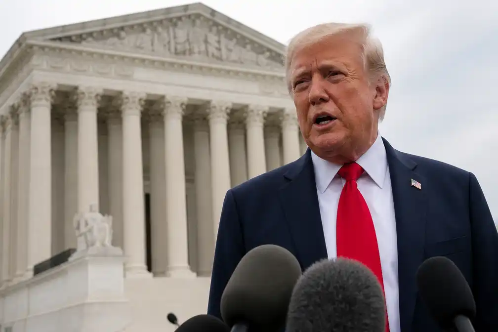 Trump wil dat Hooggerechtshof uitspraak over geboorterecht herziet, wijst op billboards in Texas