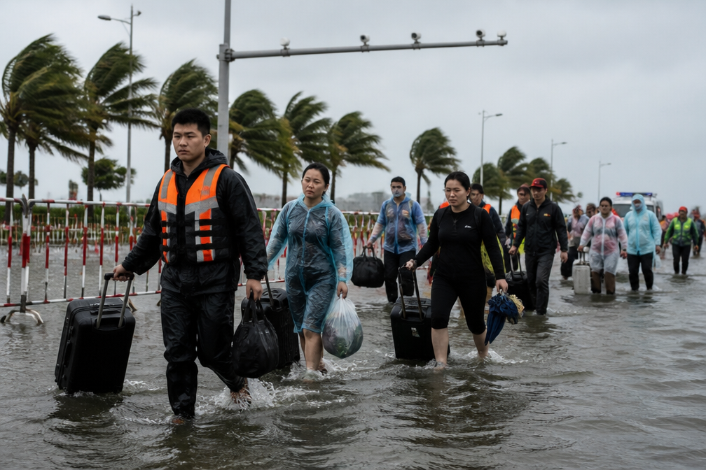China evacueert meer dan 1,8 miljoen vanwege tyfoon Bavi