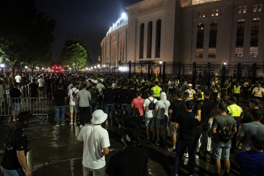 Jay-Z pas na middernacht op podium na chaos bij Yankee Stadium
