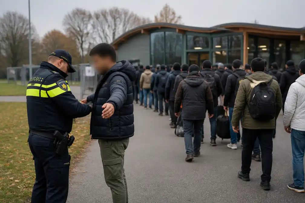 Asielminister voert preventief fouilleren en aparte opvang in Ter Apel in na agressie