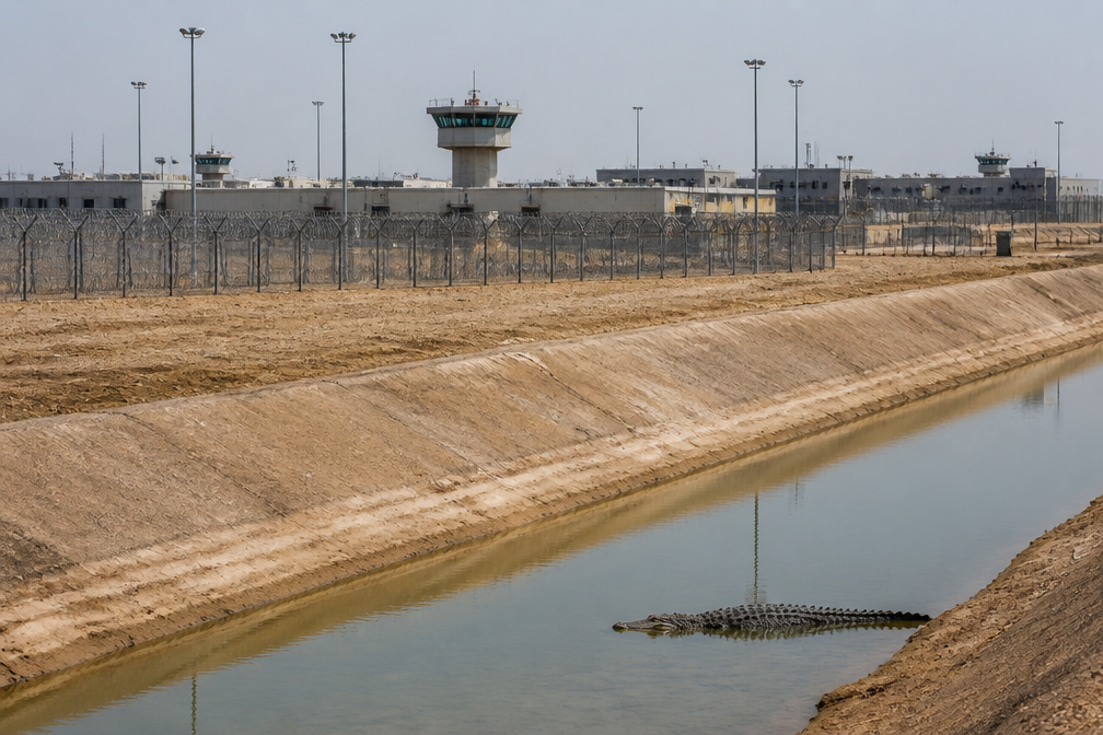 Israël keurt inzet Nijlkrokodillen goed voor beveiliging Palestijnse gevangenis
